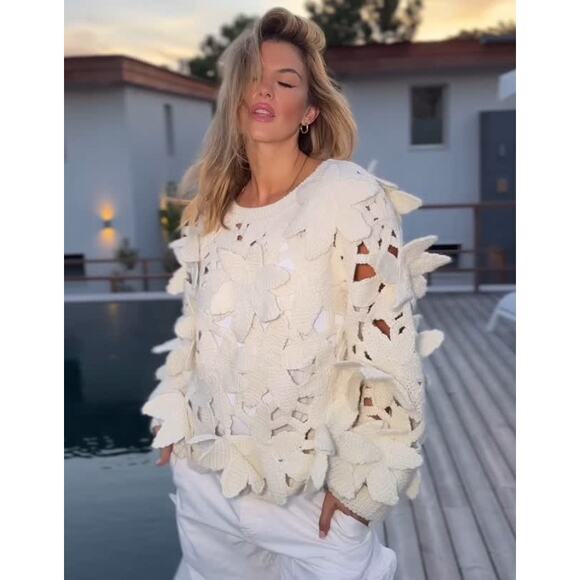 RARE!!! ZARA Cut Out Sweater NWT - Picture 6 of 16